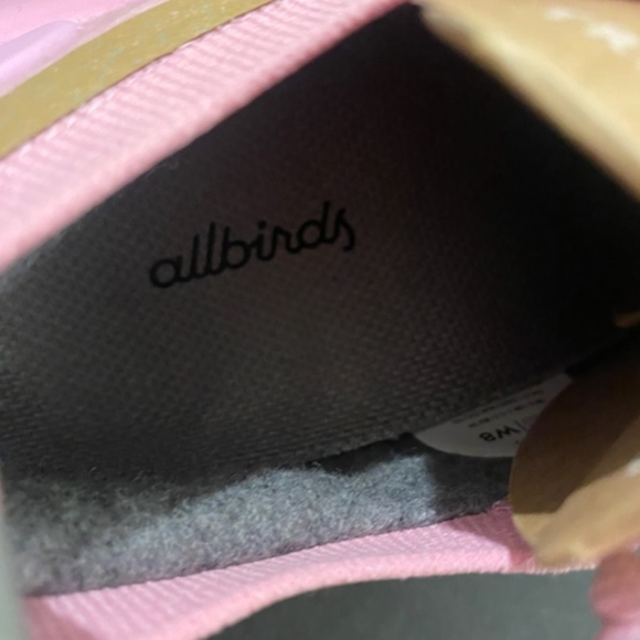 Allbirds pink women size 8 sneakers new in box - Picture 4 of 5